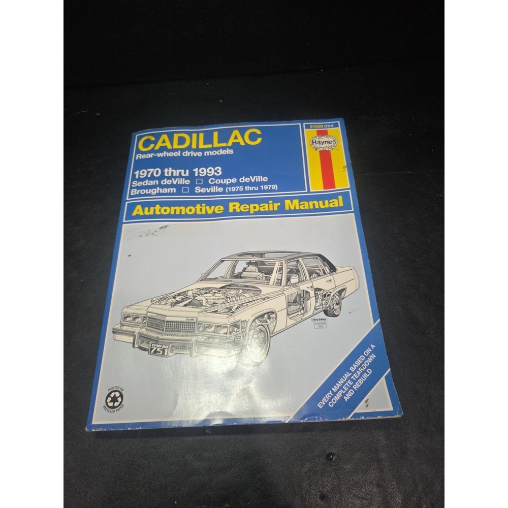 Cadillac Haynes 1970-1990 Repair Manual‎ Rear Wheel Drive, Mechanic Reference